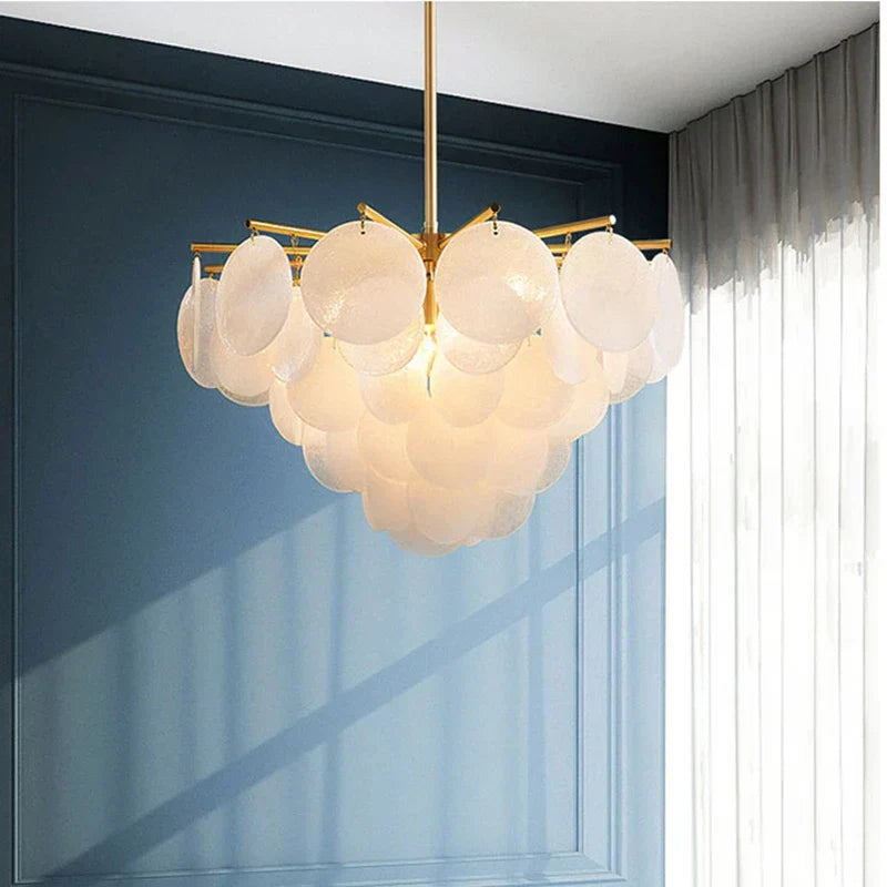 Sylvara Frosted Glass Lamp With Soft Ambient Glow for Living Room