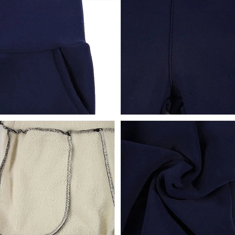 Legging Musim Sejuk Berlapis Fleece Termal Aurelle Untuk Pemakaian Harian