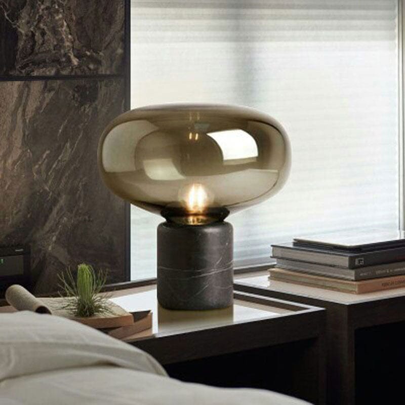 Postmodern Crystal Table Lamp With Luxe Silhouette Accent