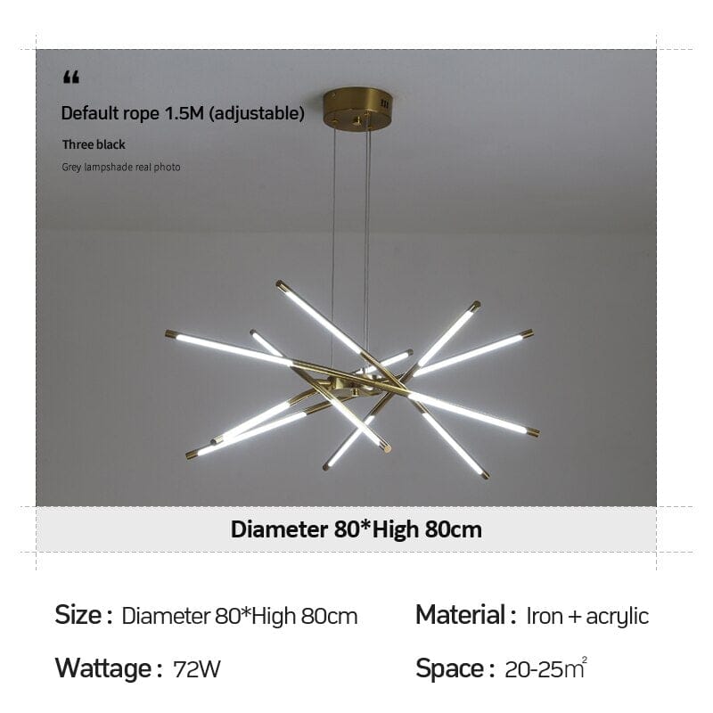 Aurelle Spiky Chandelier
