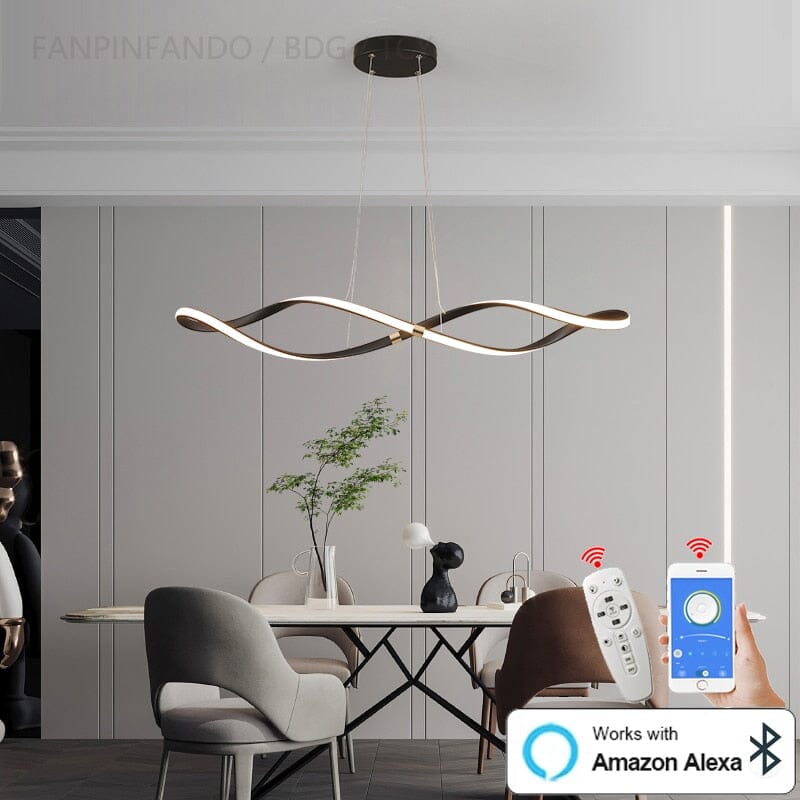 Lyra Spiral Lamp Scandinavian Modern Ceiling Light