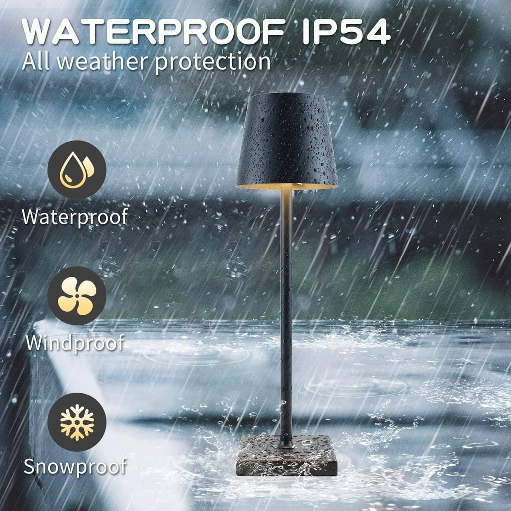 LumaNova Dimmable Table Lamp Cordless Bedside Light