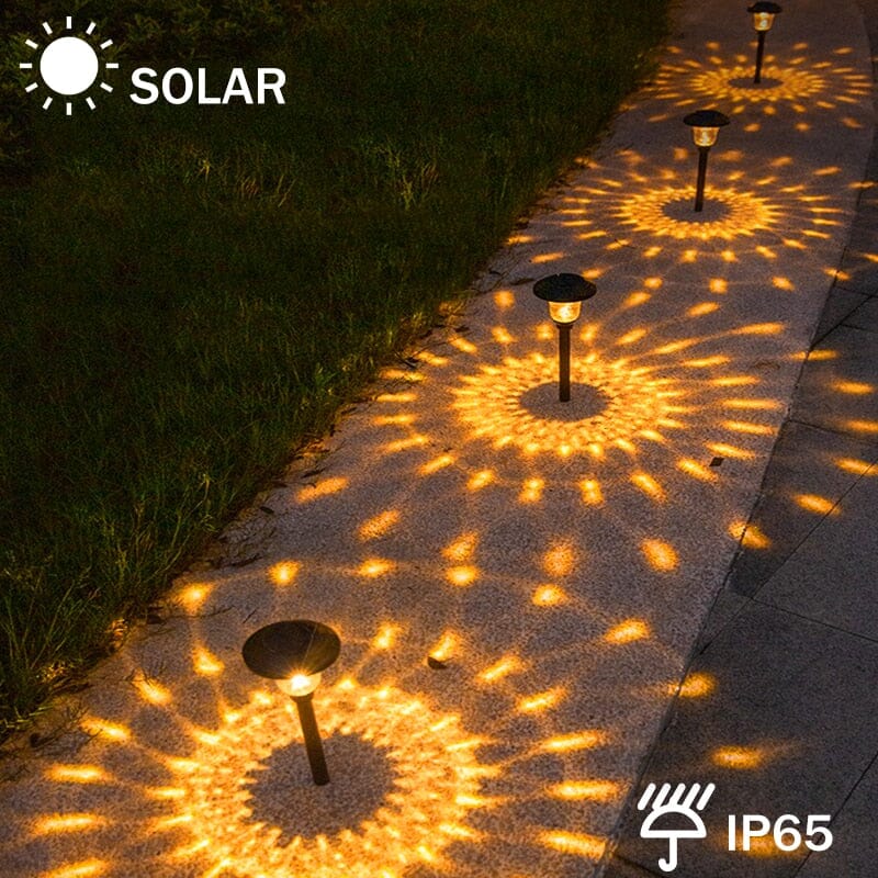 NovaRay Solar LED Lights for Pathways Decks and Gardens