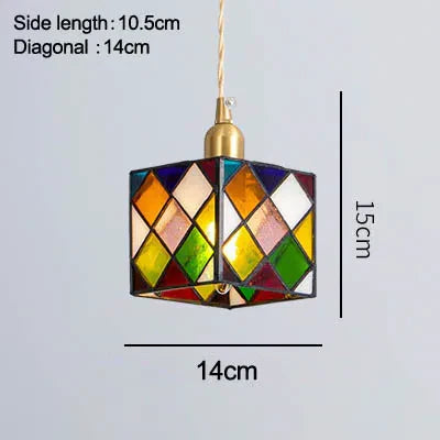 LumaNova Glass Prism Cube Pendant Lamp For Modern Spaces