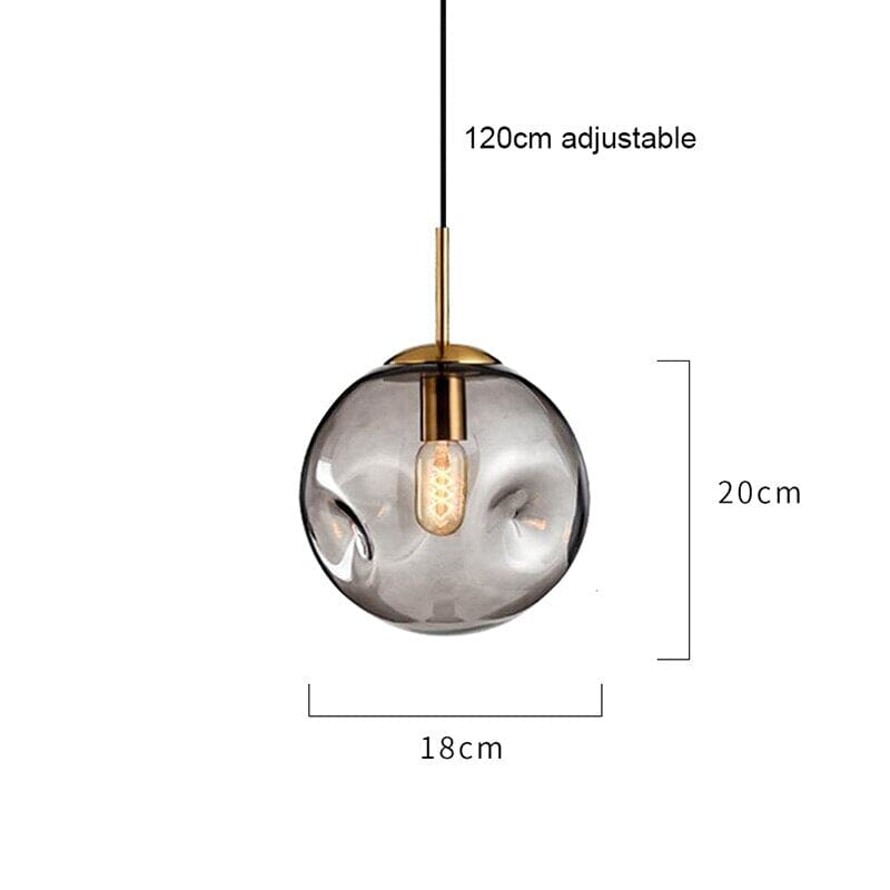 Lumira Glass Pendant Light With Elegant Multitone Finish