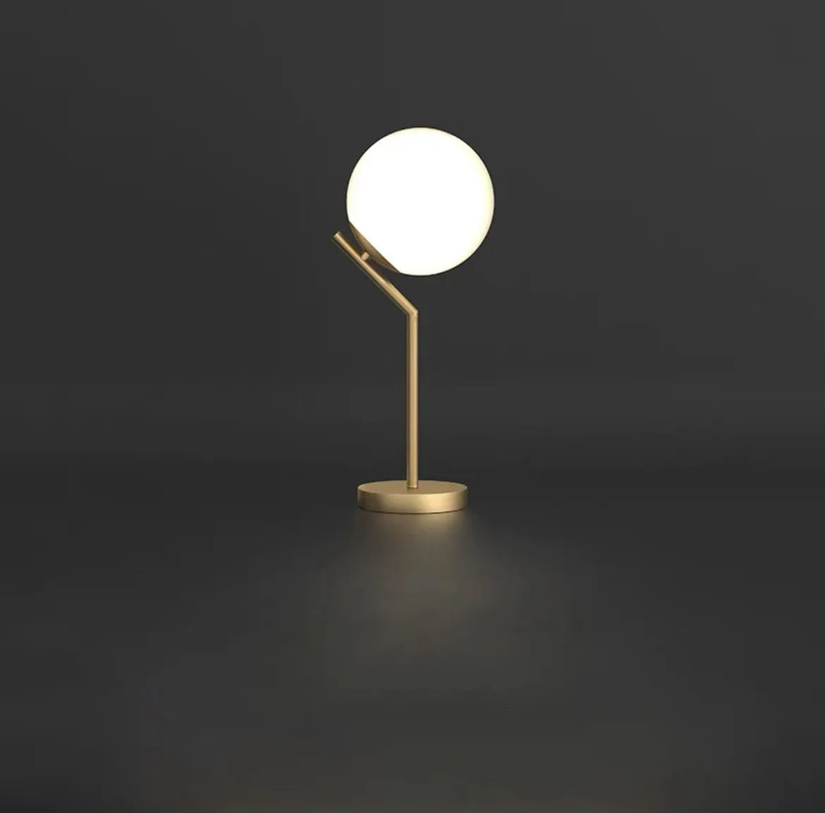 Aurelia Gold Desk Lamp Contemporary Italian Inspired Table Lamp
