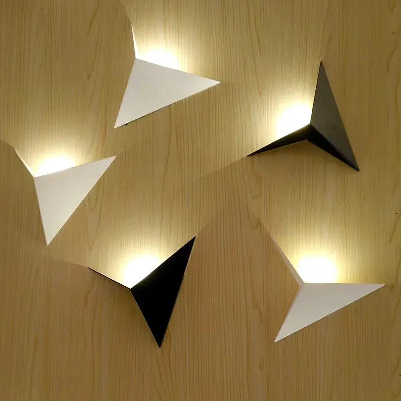 Astra Triangle Wall Light With Adjustable Warm and Cool LED Glow