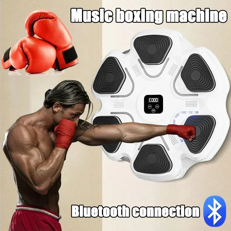 Smart Music Boxing Trainer – Interactive Wall Target for Fitness & Reflex Training