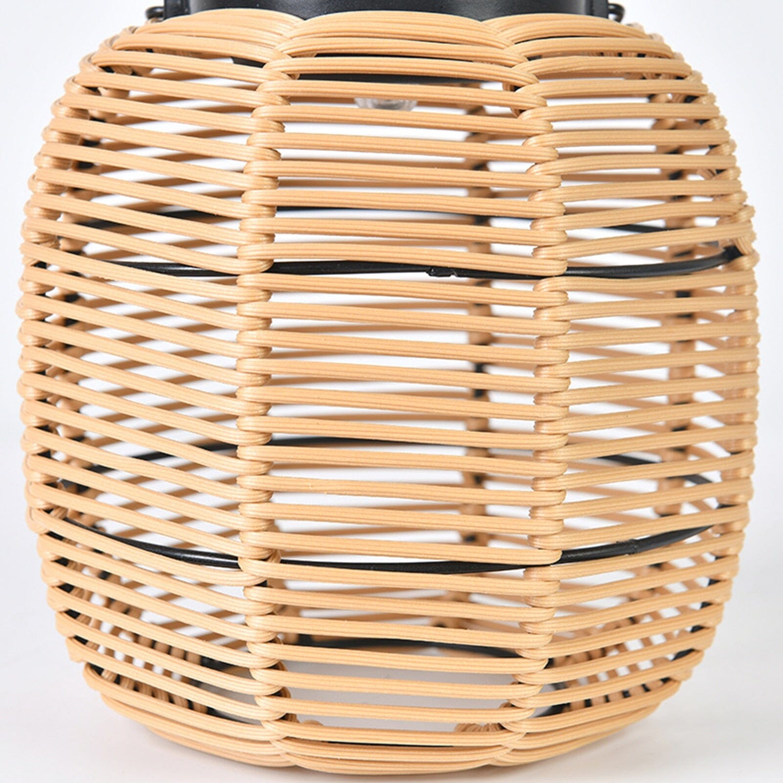 NovaRoo | Solar Outdoor Rattan Lantern Basket for Garden