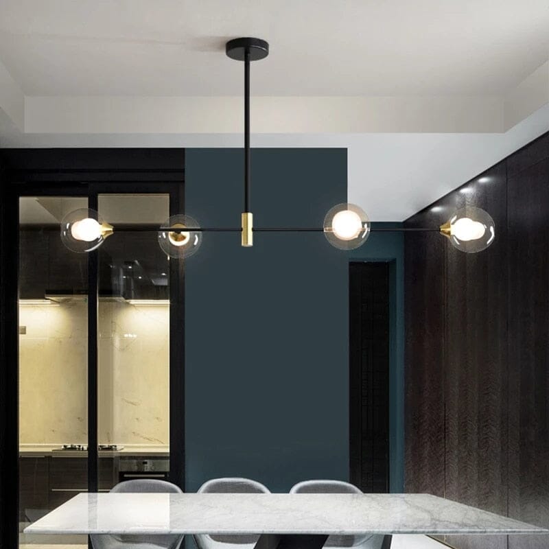 Orbis Glass Ball Pendant Light With Soft Glow For Kitchen and Dining