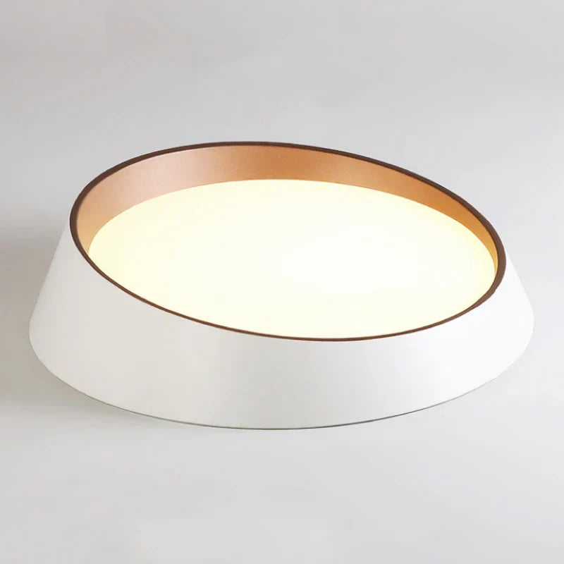 NovaCirce Ceiling Lamp Circular Metal Frame And Dimmable 3 Color Temperatures