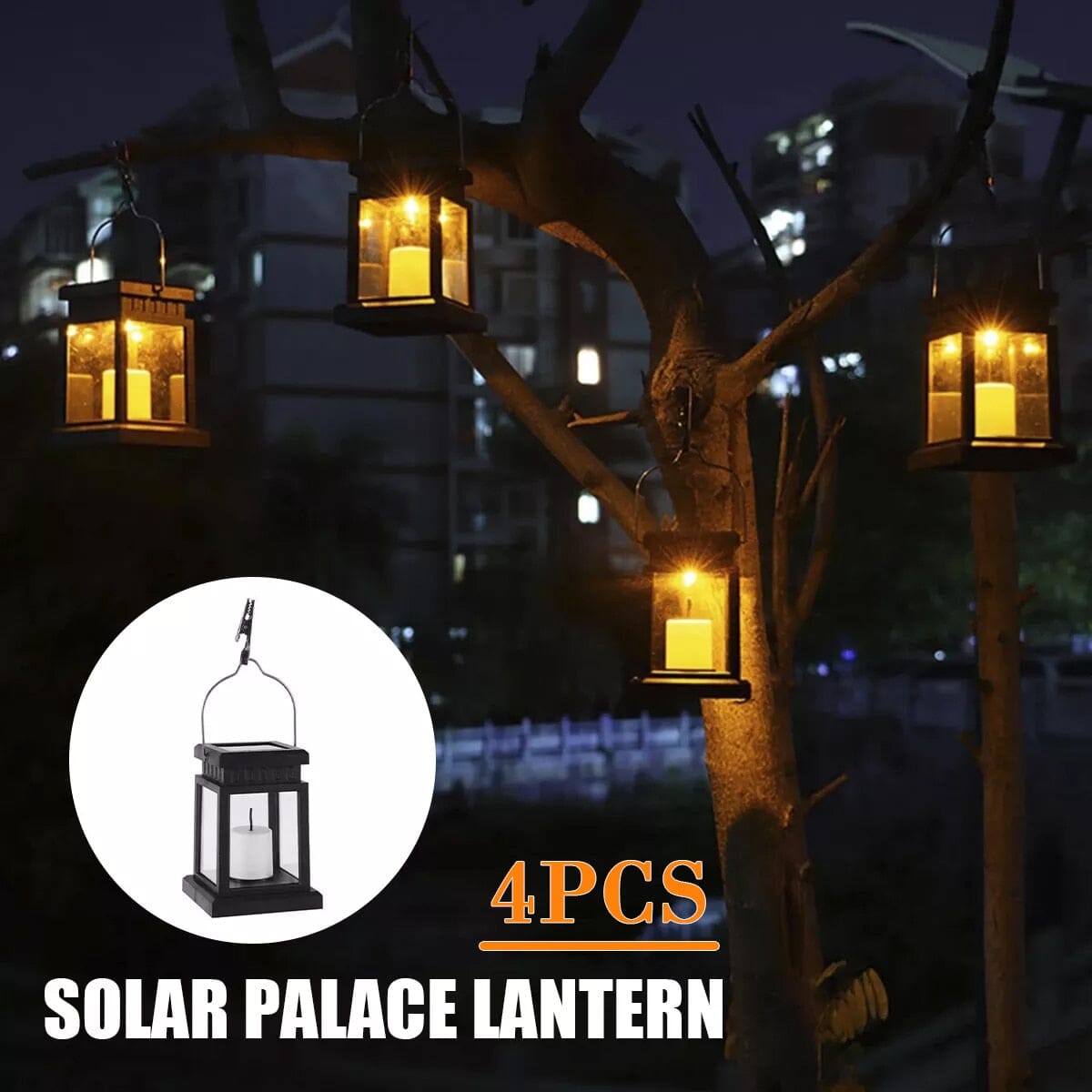 Solarae Solar Garden Lanterns for Outdoor Path and Patio Lighting