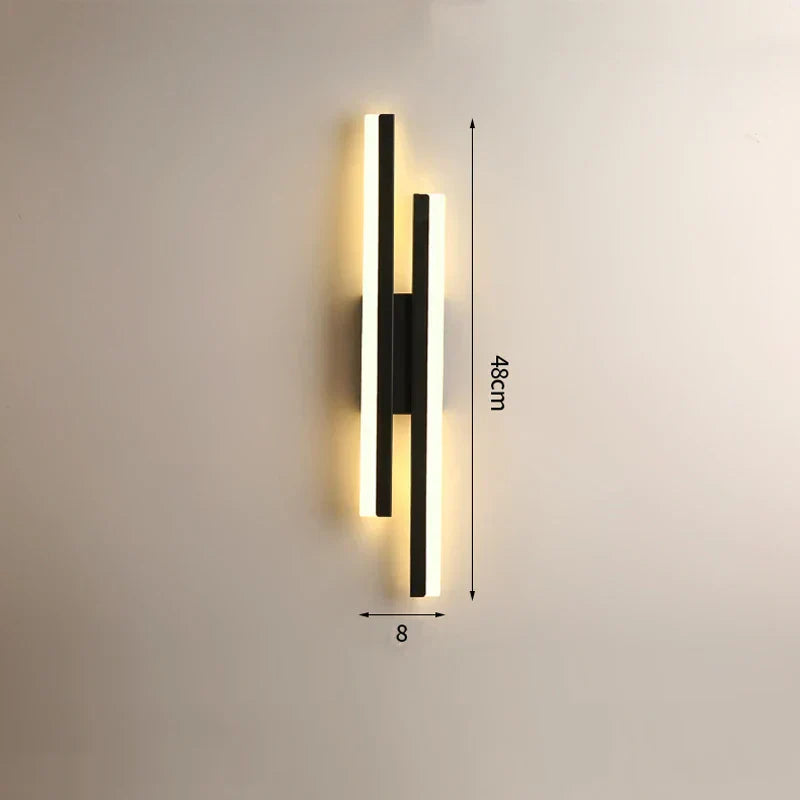 Astra Strip Wall Light Modern LED Wall Sconce for Living Rooms