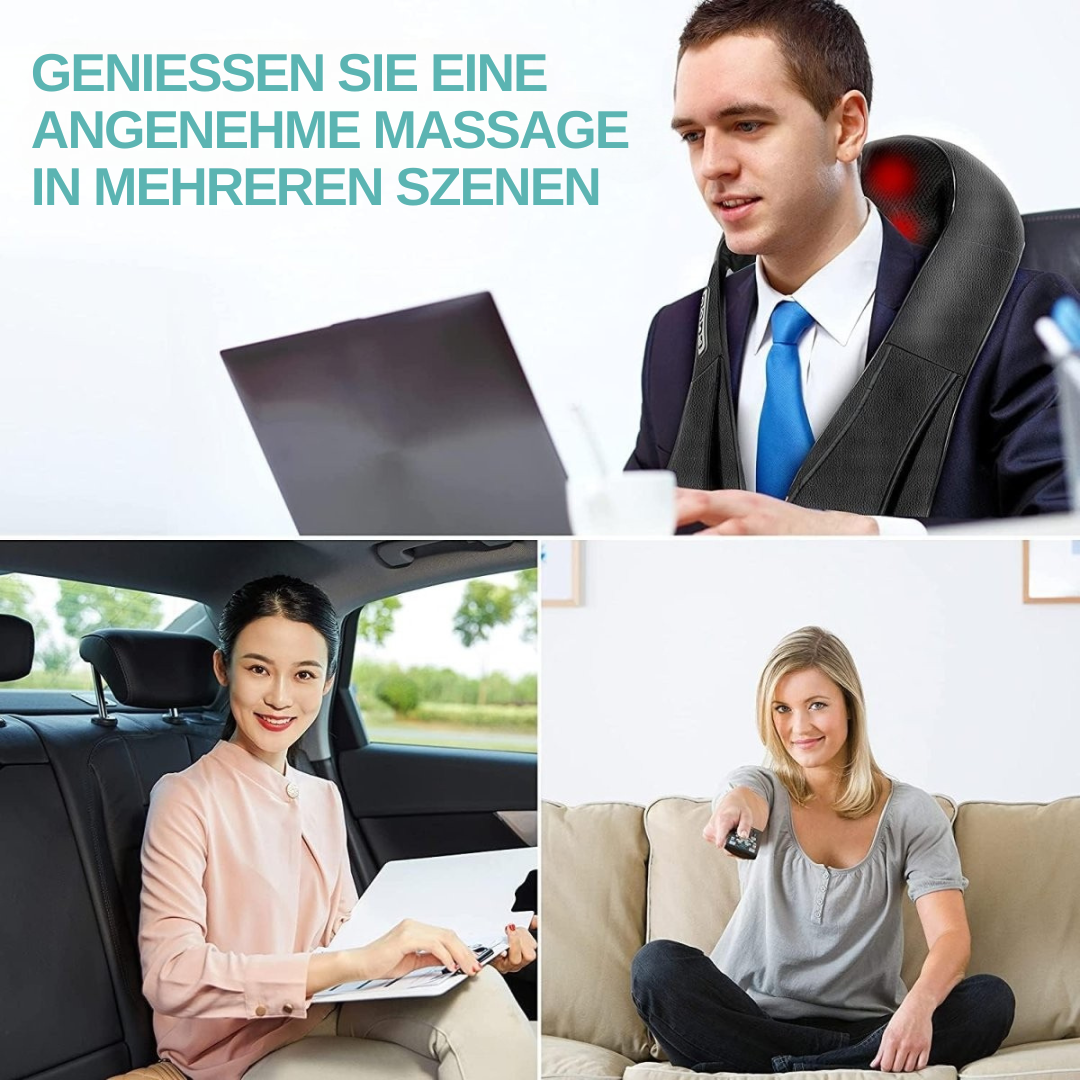 Shiatsu masážní polštář s infračerveným zářením - úleva od napětí