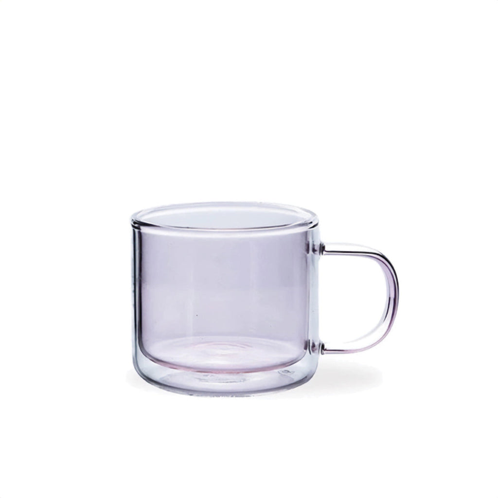Astra Amber Glass Mug Heat Resistant Coffee and Tea Cup