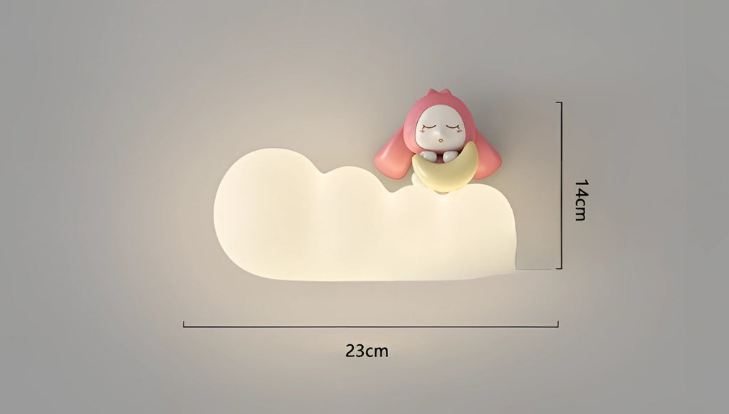 LumaCloud Dimmable Cloud Wall Light for Nursery and Bedroom