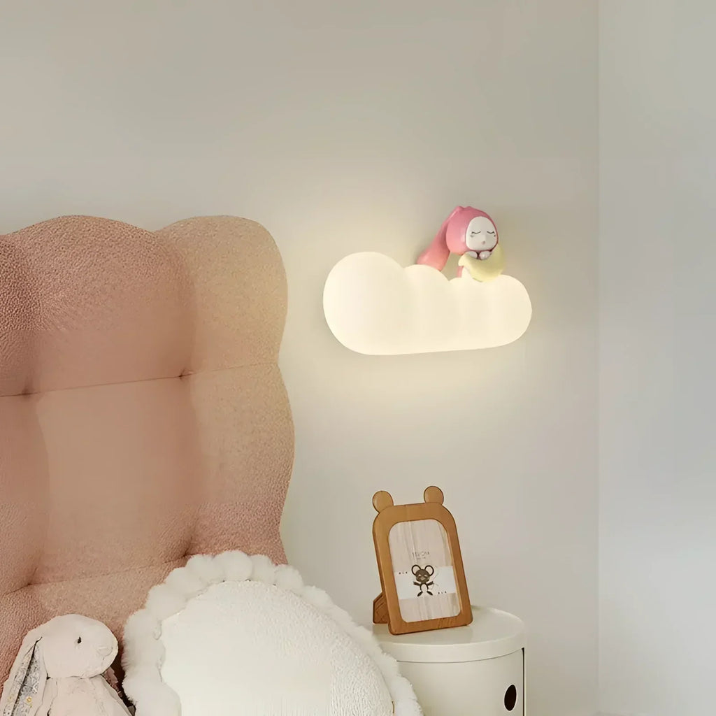 LumaCloud Dimmable Cloud Wall Light for Nursery and Bedroom