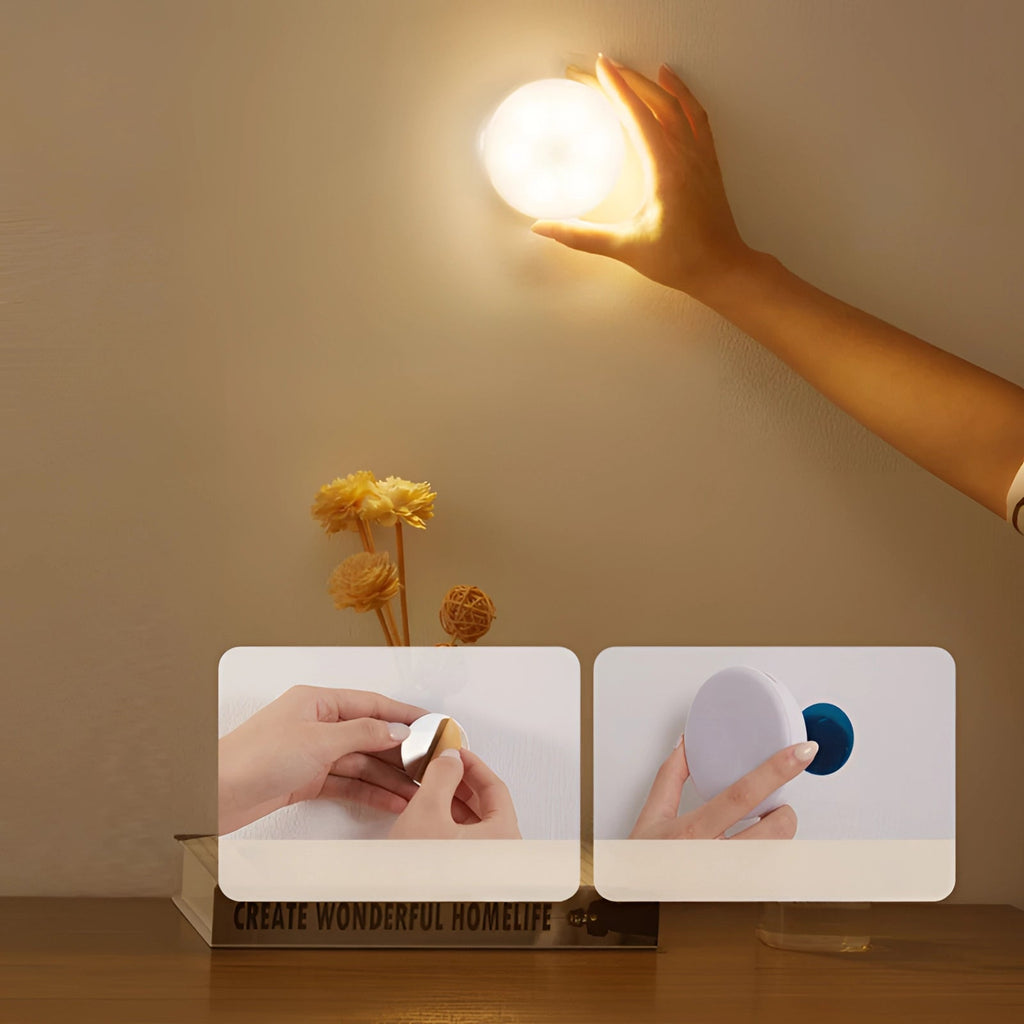 LumaPulse Motion Activated LED Light Wireless Rechargeable Energy Saving