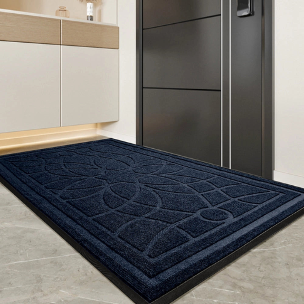Marinova Navy Blue Ergonomic Non-Slip Anti-Fatigue Doormat
