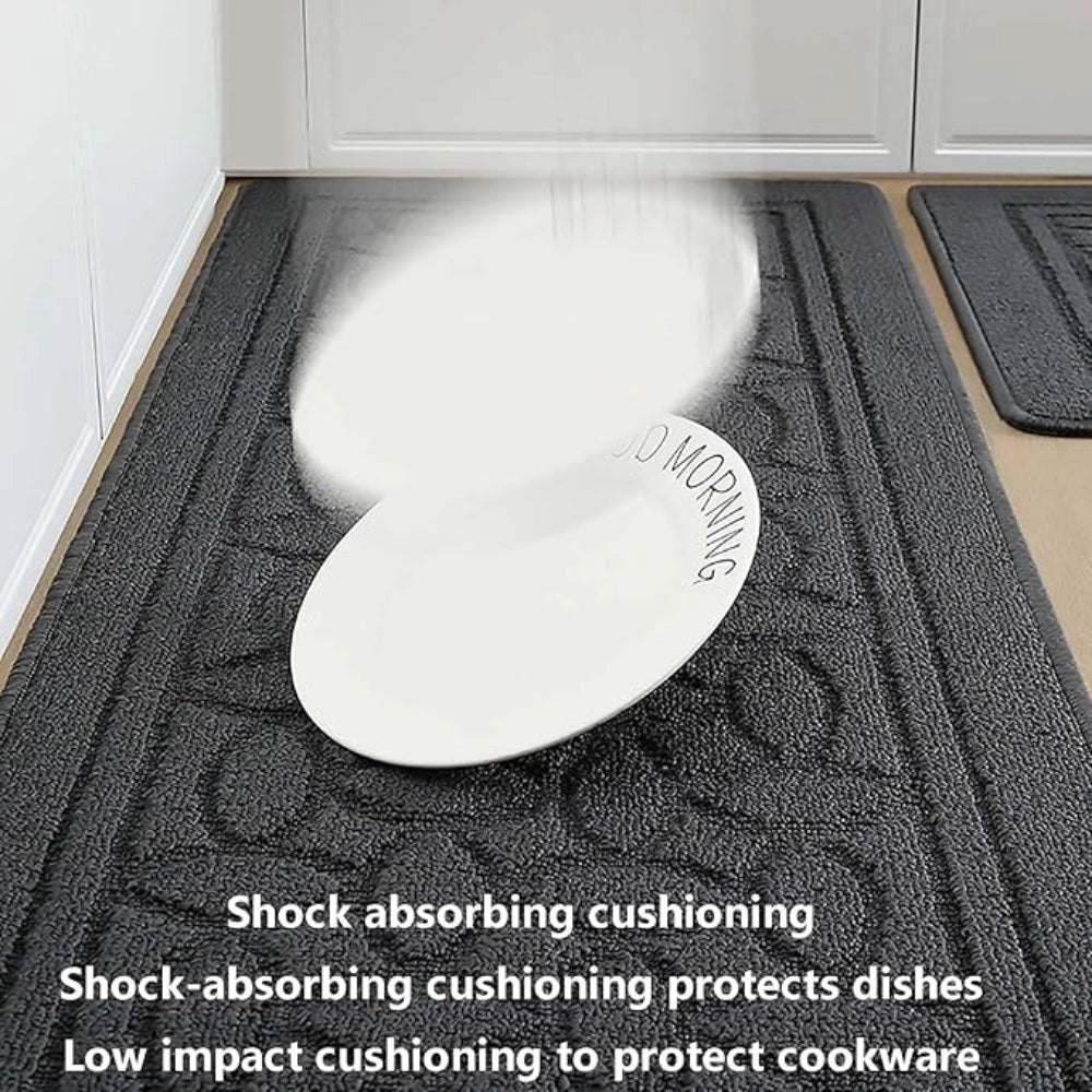 Marinova Navy Blue Ergonomic Non-Slip Anti-Fatigue Doormat