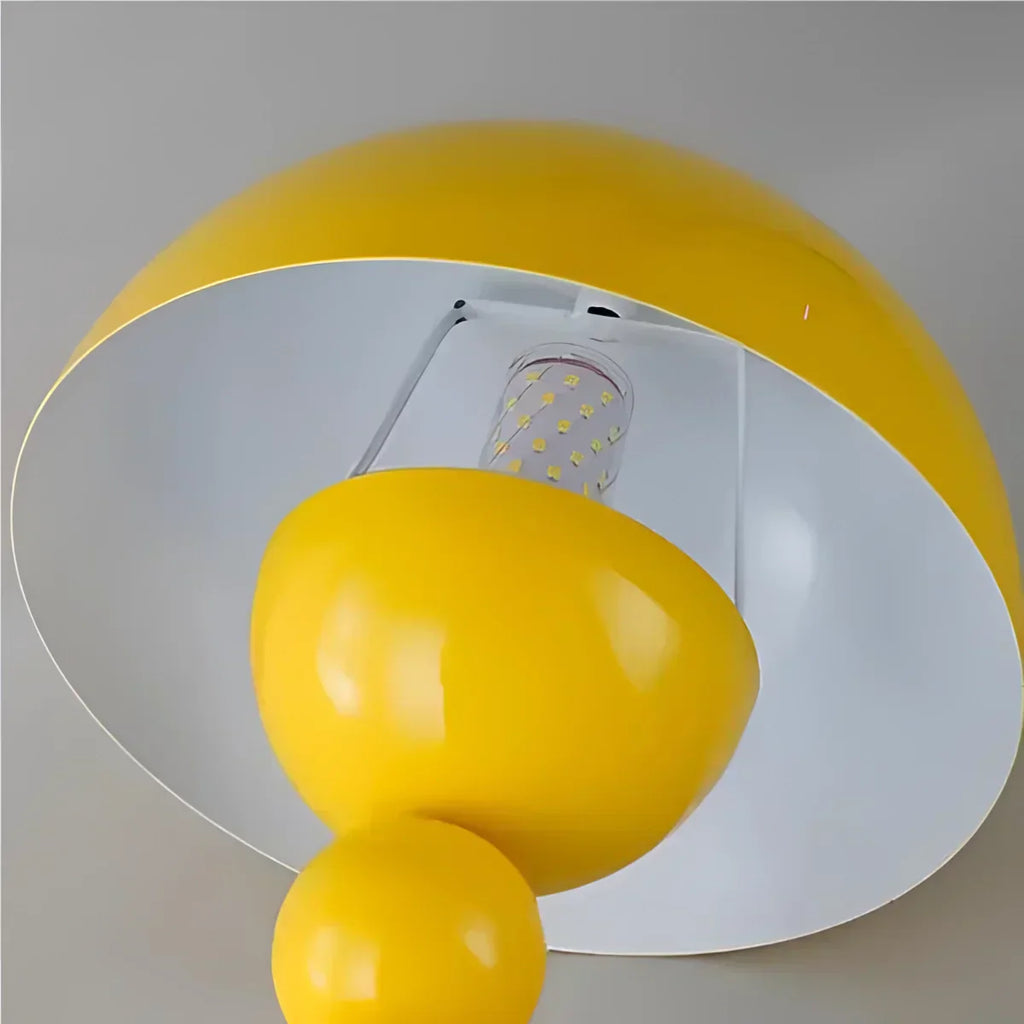 Luma Dome Table And Desk Lamp Mid Century Mushroom Style With Rechargeable Battery