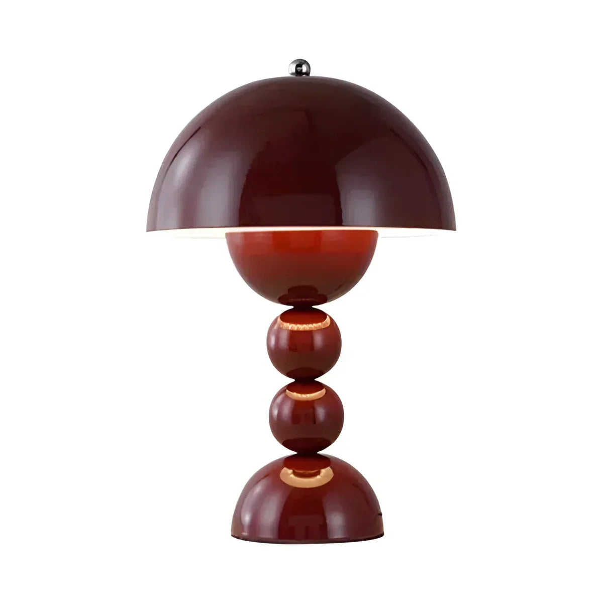 Luma Dome Table And Desk Lamp Mid Century Mushroom Style With Rechargeable Battery