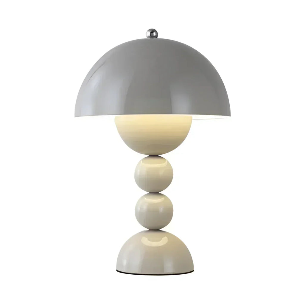 Luma Dome Table And Desk Lamp Mid Century Mushroom Style With Rechargeable Battery
