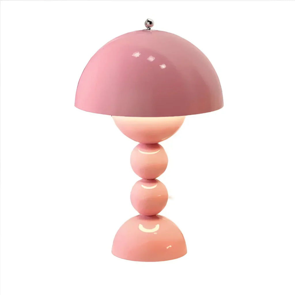 Luma Dome Table And Desk Lamp Mid Century Mushroom Style With Rechargeable Battery