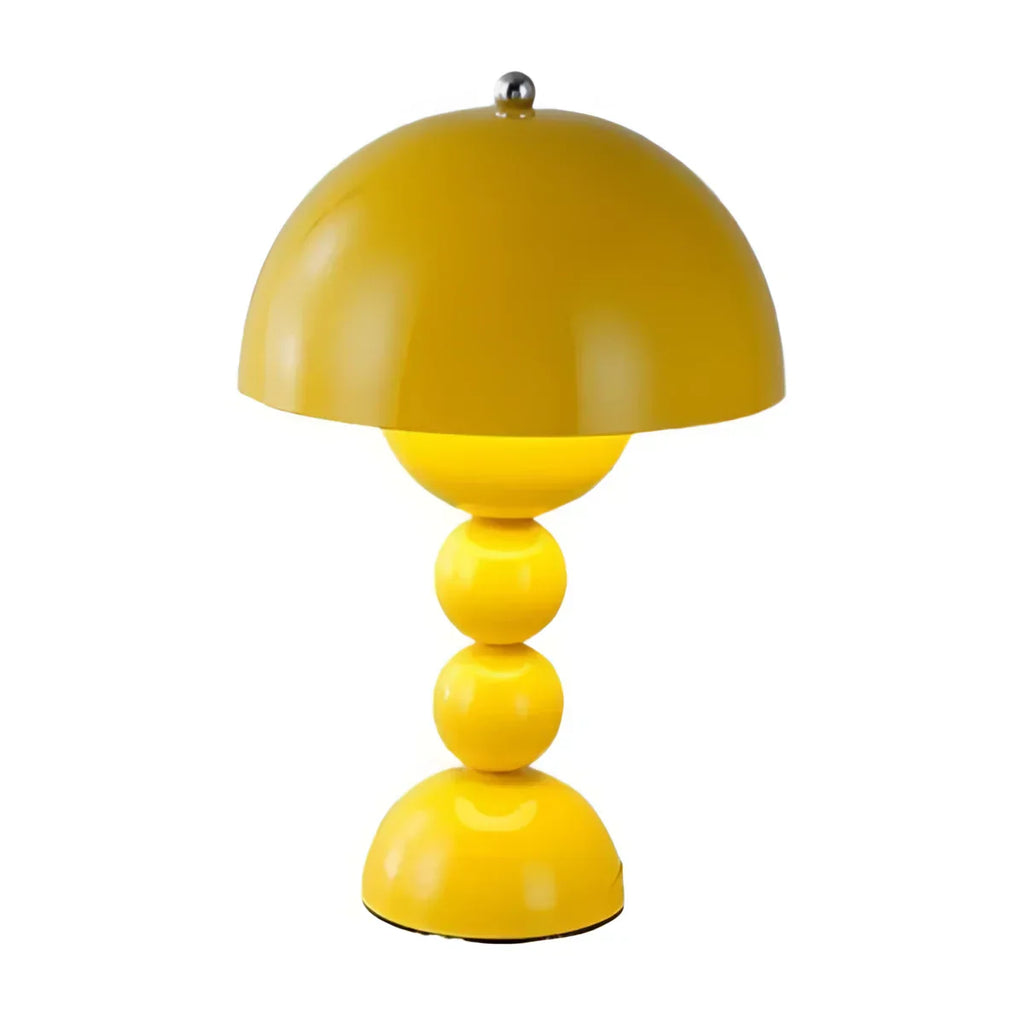 Luma Dome Table And Desk Lamp Mid Century Mushroom Style With Rechargeable Battery