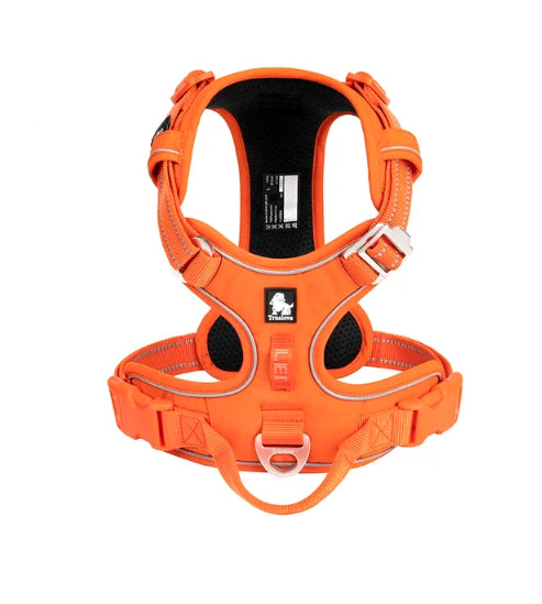 True Love Peitoral Reflector de Nylon Antipuxão para Cão