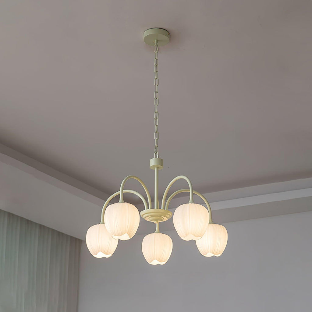 Tulip Matcha Chandelier - 5-8 Lights 0