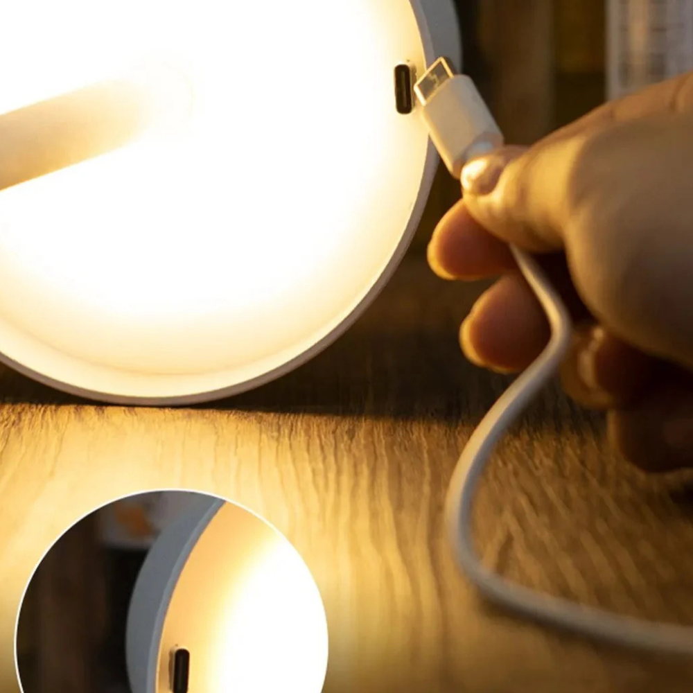 Lámpara de mesa recargable por USB
