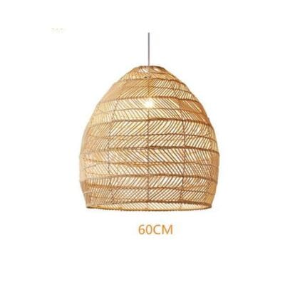Aurelia Rattan Pendant Light Handwoven Lightweight Eco Friendly Ceiling Fixture