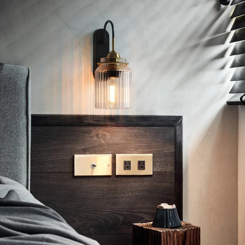 Vintage industrial wall lamp