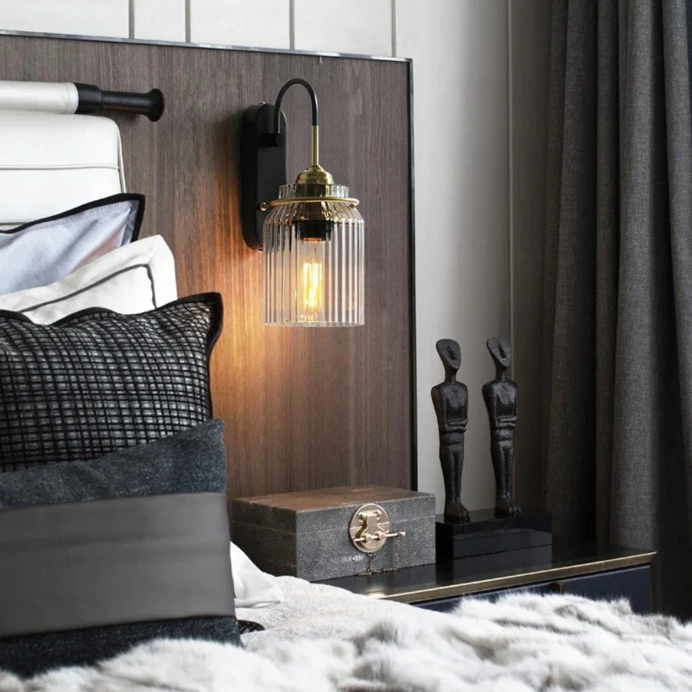 Vintage industrial wall lamp