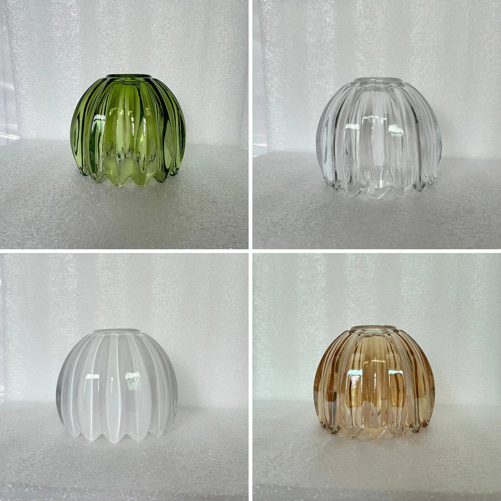 Vintage wall lamp glass