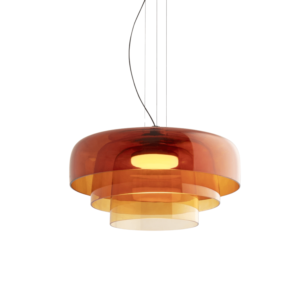 Vitréa | Glass ceiling lamp with historical charm