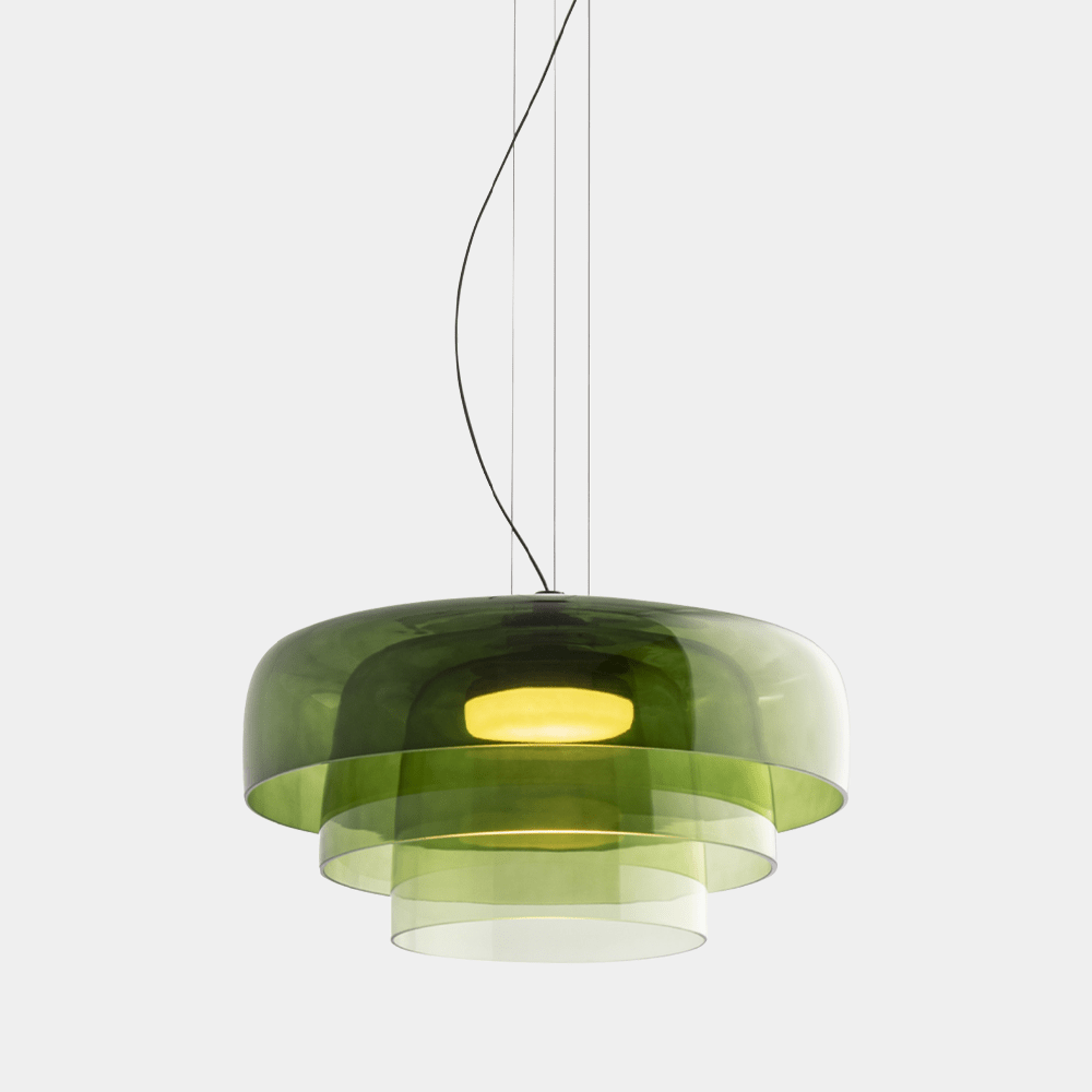 Vitréa | Glass ceiling lamp with historical charm