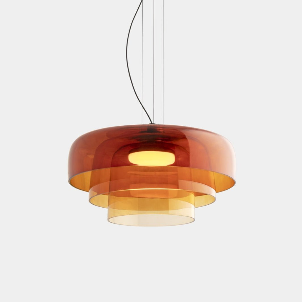 Vitréa | Glass ceiling lamp with historical charm