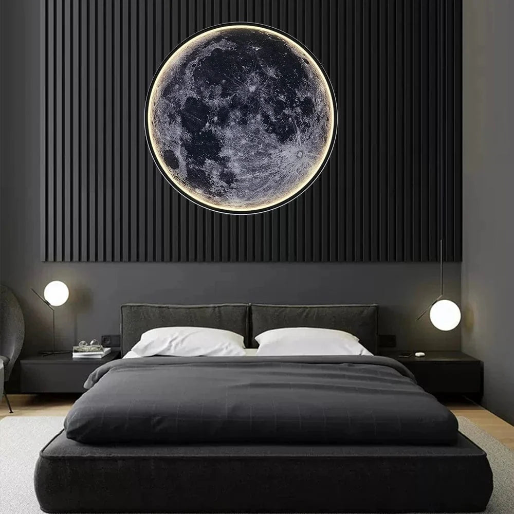 Wall lamp moon