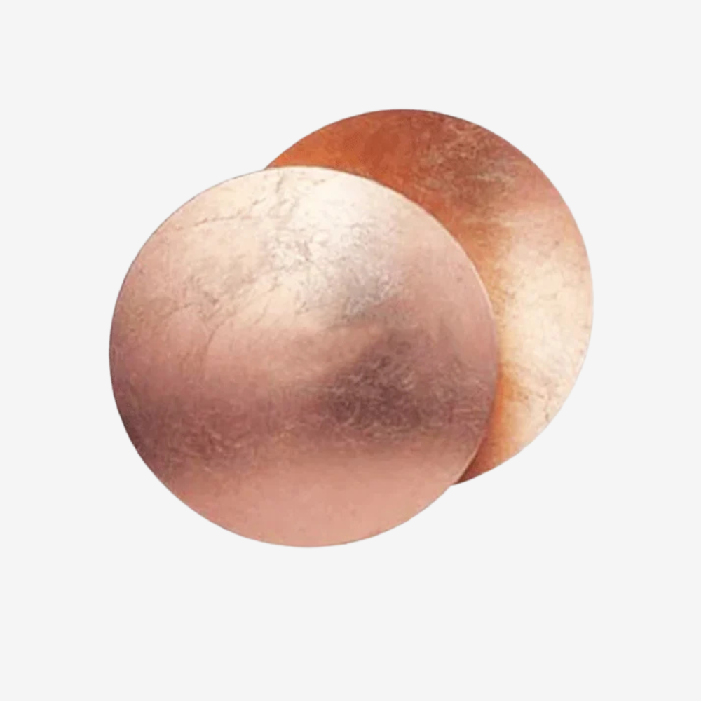 Vegglampe måne gull