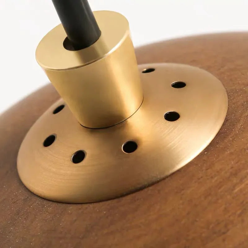 Walnut pendant lamp