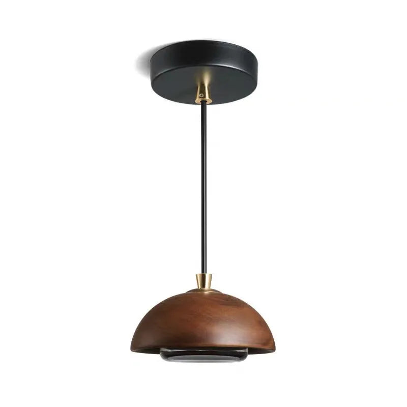 Walnut pendant lamp