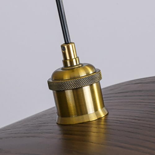 Walnut wood pendant lamp