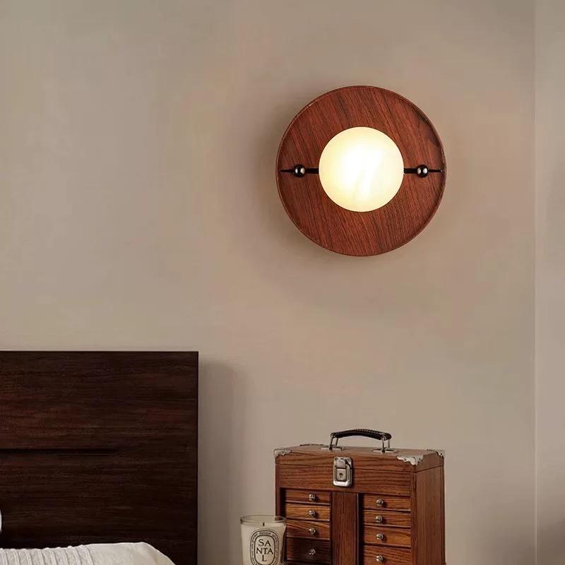 Nyra | Walnut Arch LED Wall Light For Modern Interiors