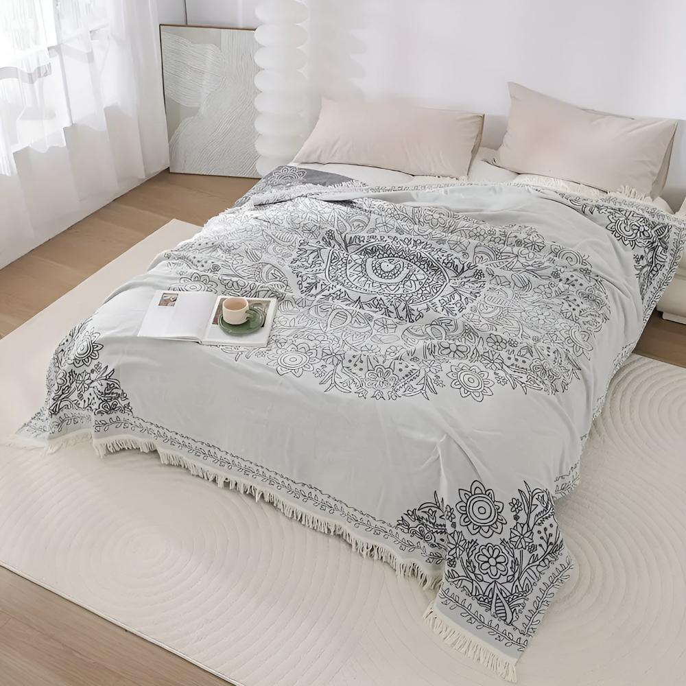 Nordic Chic Cotton Throw