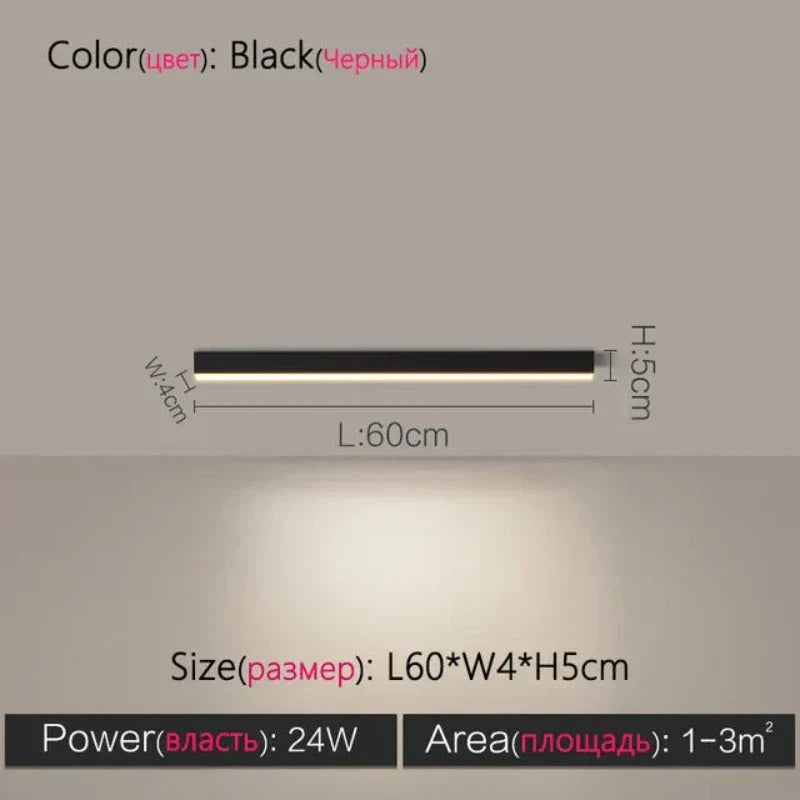 EcoRadience - Série de luzes de teto para múltiplas divisões