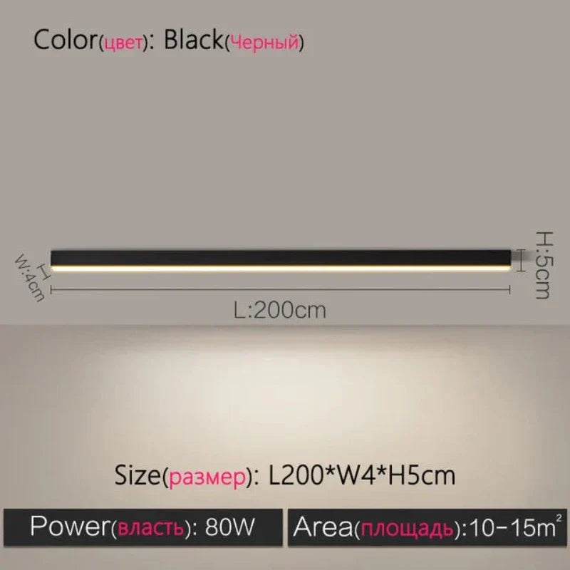 EcoRadience - Série de luzes de teto para múltiplas divisões