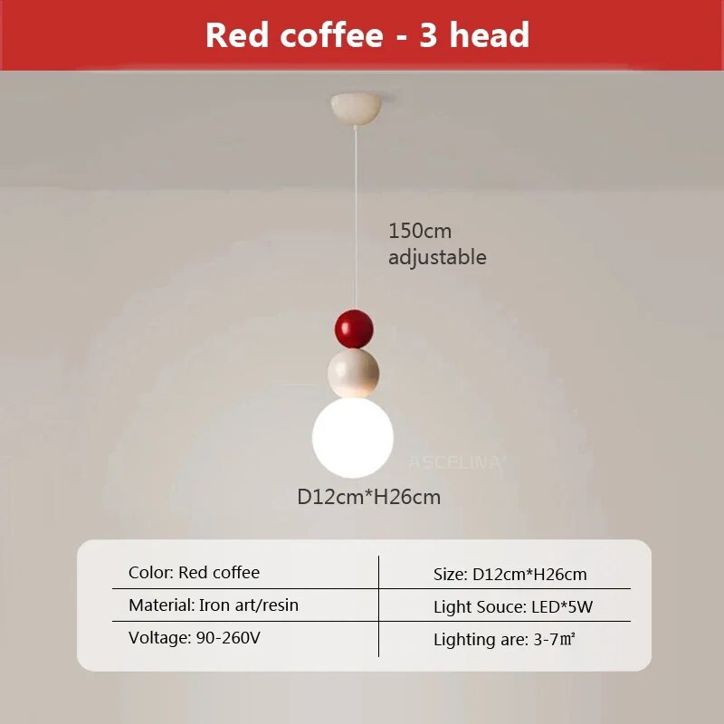 Orbiselle Spherical Pendant Lamp For Modern Living Rooms