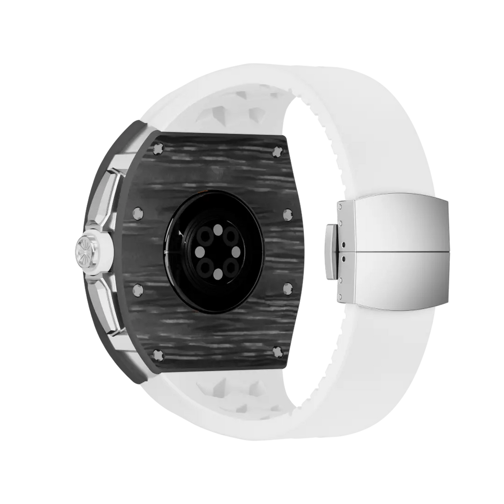 Carbon Fiber Case & Silicone Band for Apple Watch